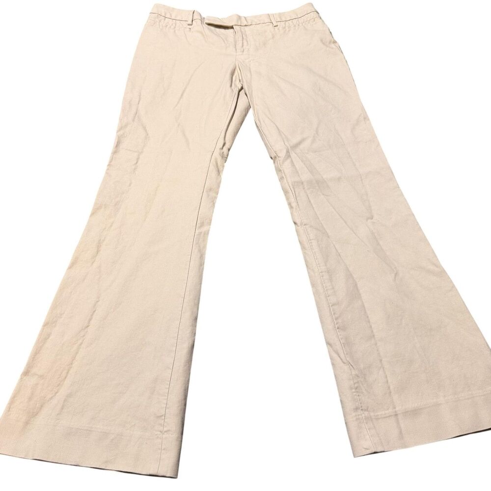 Gap Pants Womens 8R Beige Chino Modern Boot Bootcut Twill Casual Office Work